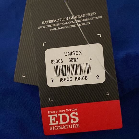 Dickies Women's EDS Signature Unisex Drawstring Scrub Pant Size L NWT - Picture 6 of 7